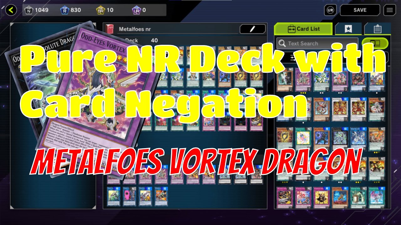 [Master Duel] F2P NR rarity Deck with effect negation – Metalfoes ...