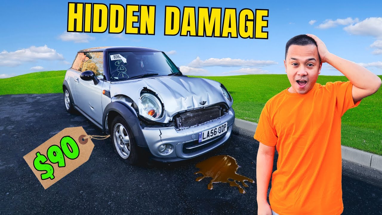 Rebuilding A VERY CHEAP Crashed Mini Cooper - YouTube