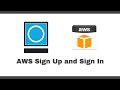 AWS Sign Up and Sign In