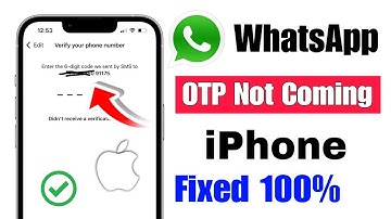 📲whatsapp otp not coming iphone | whatsapp verification code problem iphone | whatsapp code problem