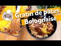 Ce gratin de pâtes à la bolognaise va faire fondre toute la famille ! 🍝🔥