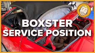 PORSCHE BOXSTER SERVICE POSITION | How to DIY screenshot 4