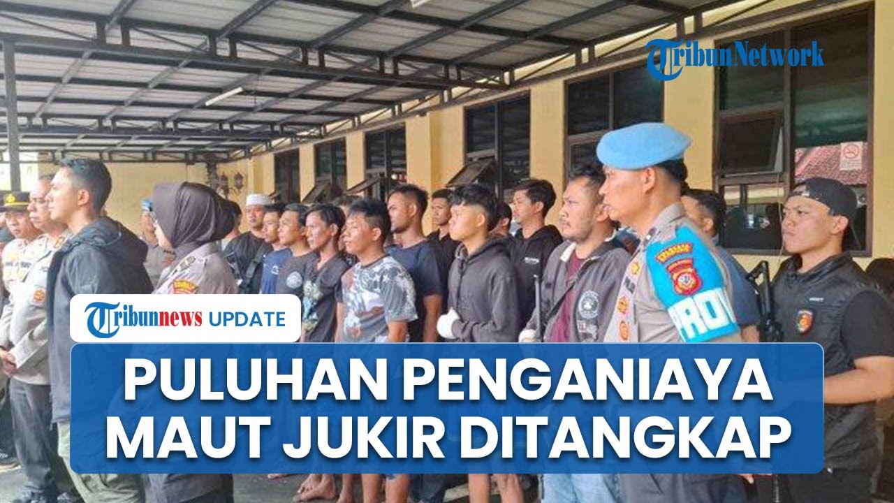 Gerak Cepat Polisi Bekuk 21 Anggota Brigez, Penganiaya Maut Juru Parkir, Sempat Kabur ke Garut