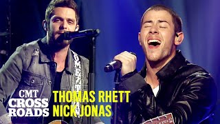 Thomas Rhett Nick Jonas Die A Happy Man Cmt Crossroads