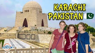 24 HRS in KARACHI PAKISTAN 🇵🇰❤️ First Impressions of Pakistan's Mega City | 197 Countries, 3 Kids
