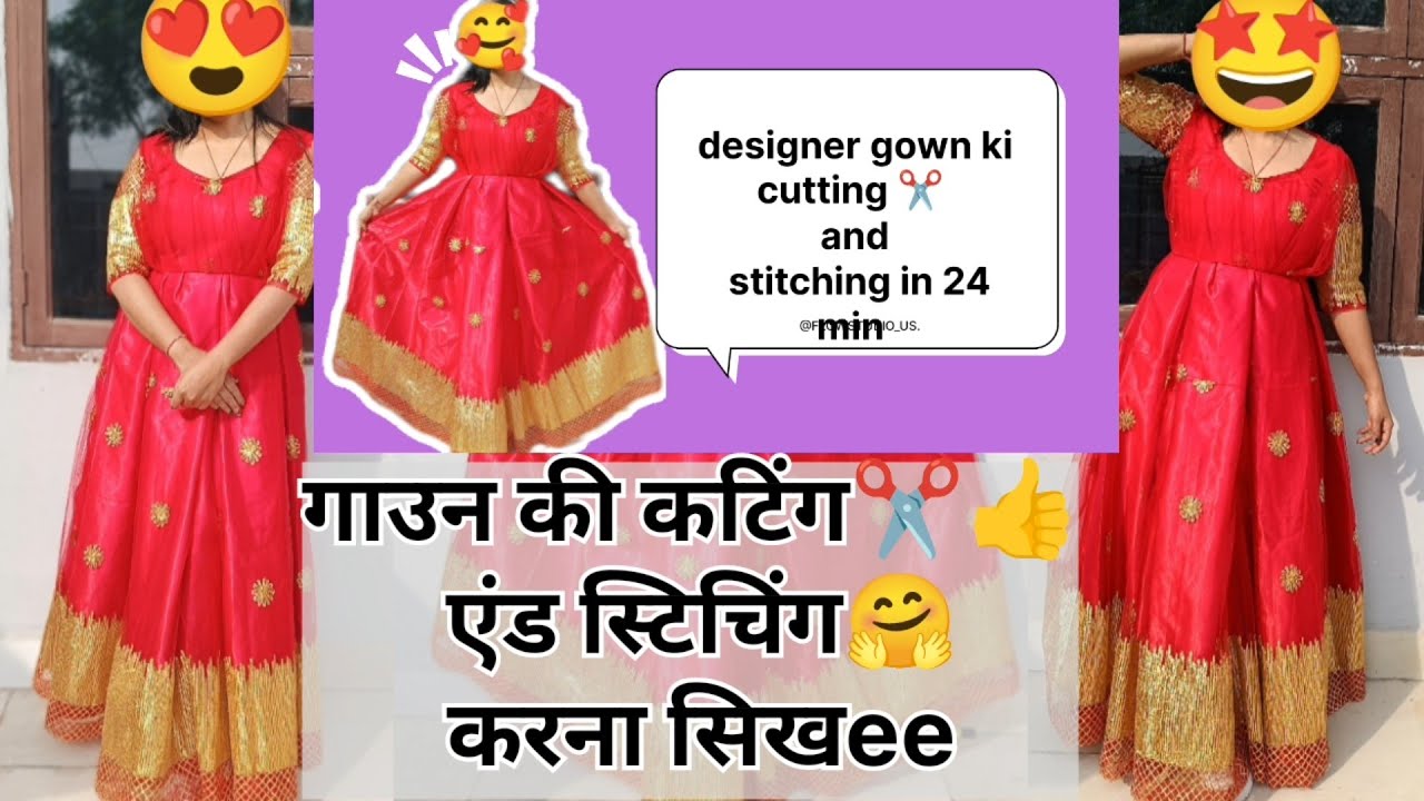 How to Stitch a Designer Long Frock for Your Child: Pattern-Cutting -  FeltMagnet