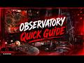 The Panic Room: House of Secrets – Observatory Quick Guide