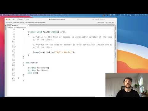 Beginner C#: Private vs Public Variables