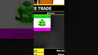 Trading Greenlighting in Bloxfruits #bloxfruits #roblox