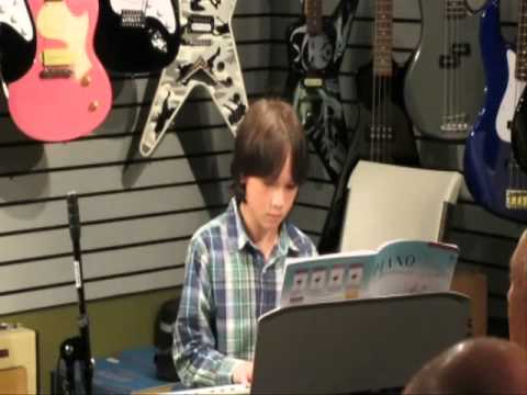 CJ on Piano at Bethel Music Center's 2011 Student ...