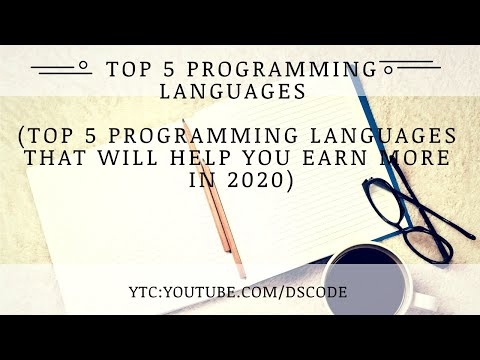 Top 5 programming languages that will help you earn more in 2020 | TOP 5 PROGRAMMING LANGUAGES 2020