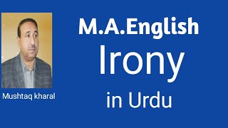 Irony || What is irony in Urdu ||Define Irony in Urdu || Irony in ...