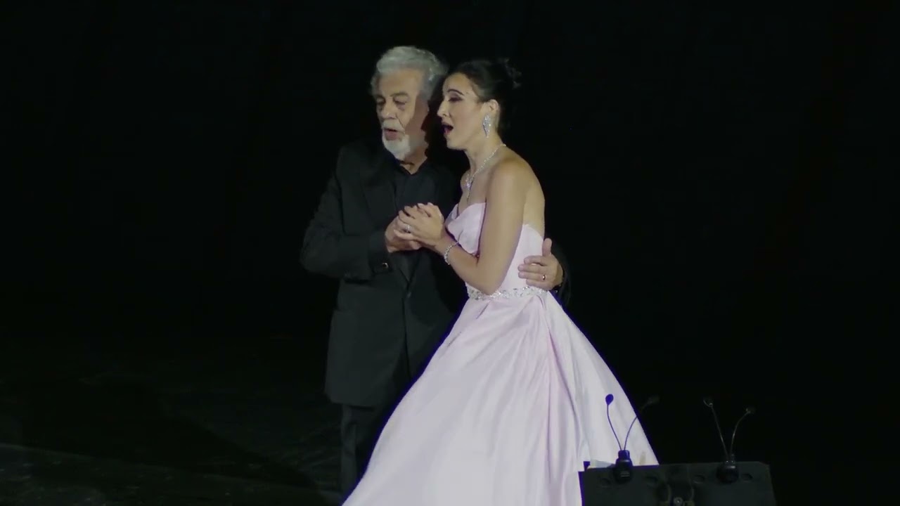 Daria Rybak e Placido Domingo - Tonight - Arena di Verona 6 agosto 2023