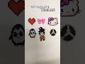 Penguin Pixel Art | Pixel Art Ideas #diy #pixelart #crafts #walldecor #shorts #viralshorts