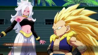 Vegeta Scolds Gotenks And Android 21 - Dragon Ball Fighterz