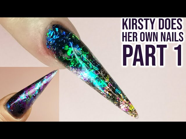 Galaxy Look on my Own Nails | Part One