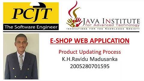 Web Project Task 14 | 1st Year | Semester 01 | Java Institute | Ravidu Madusanka