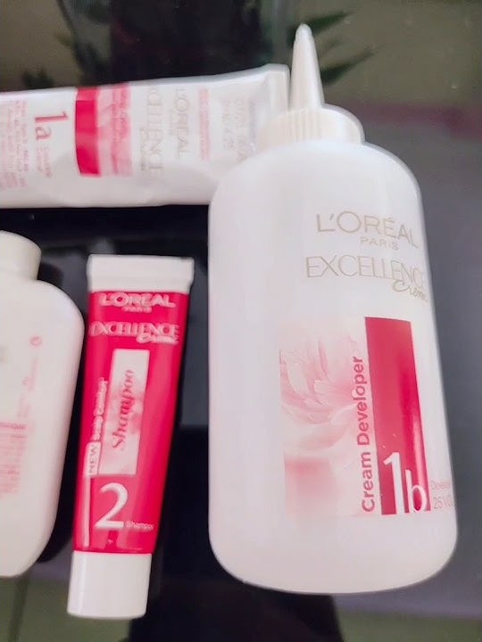 Hair colour at home with L'Oreal paris excellence cream hair colour #haircolor  #shortfeeds