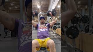 #shoulderpress #beastmode #motivation #ultramarathon #reels #powerlifting #strongman #60yearsold