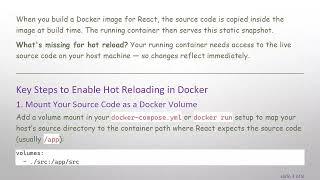How to Enable React Hot Reloading Inside a Docker Container