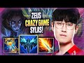 ZEUS CRAZY GAME WITH SYLAS! - T1 Zeus Plays Sylas TOP vs Graves! | Season 2022