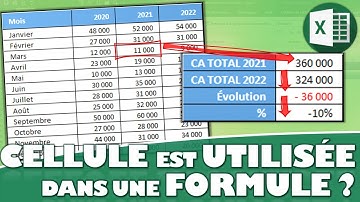 Comment savoir si une cellule est utilisée dans une autre formule sur Excel ?