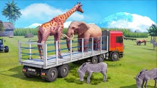 شاحنة نقل الحيوانات الإنقاذ محاكاة قيادة -  محاكي قيادة  - العاب سيارات - العاب اندرويد screenshot 3