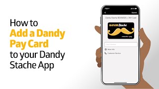 Celebrity How to add a Dandy Stache PAY card through the app Wealth