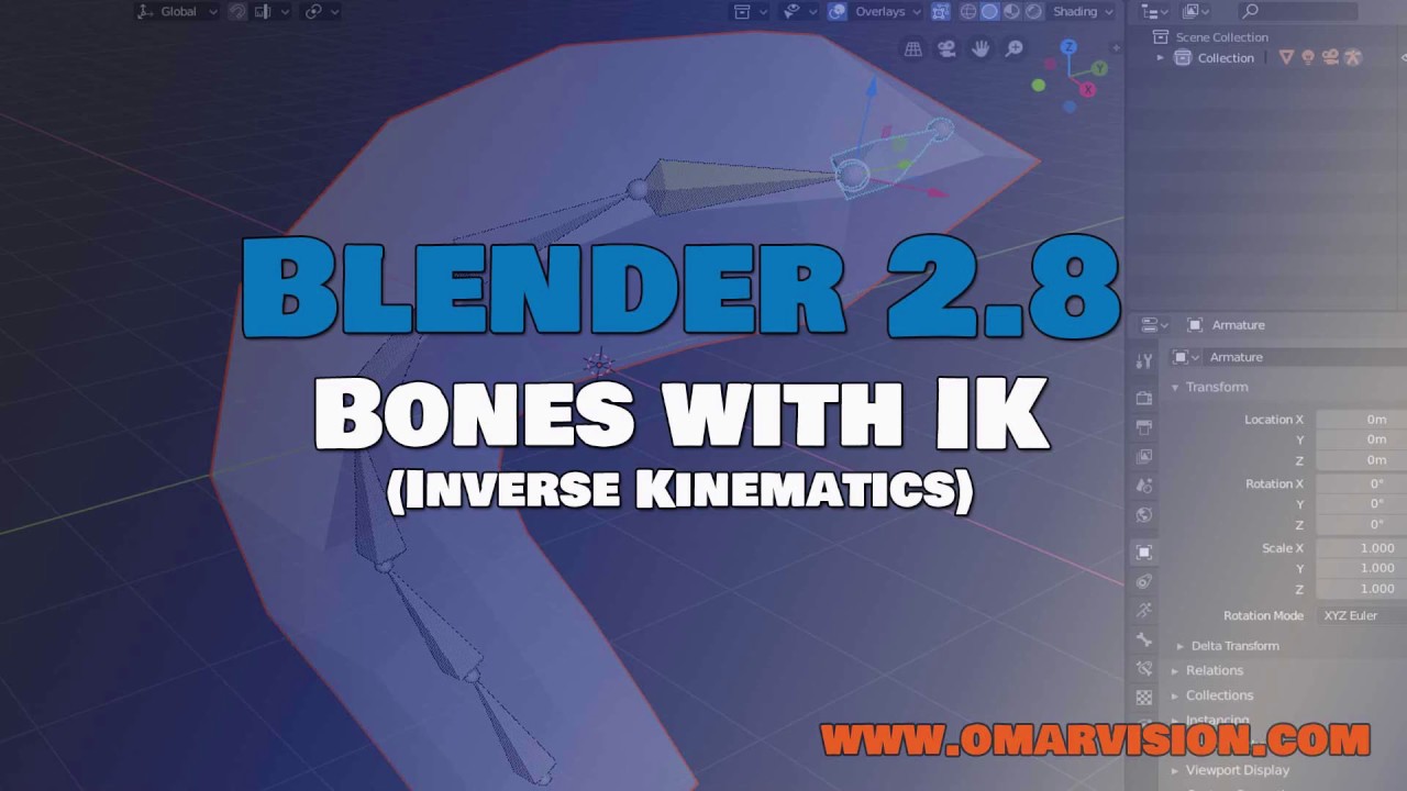 Bones with IK in Blender 2.8 - YouTube