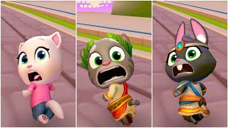 Talking Ginger VS Hank VS Talking Tom Time Rush Gameplay screenshot 5