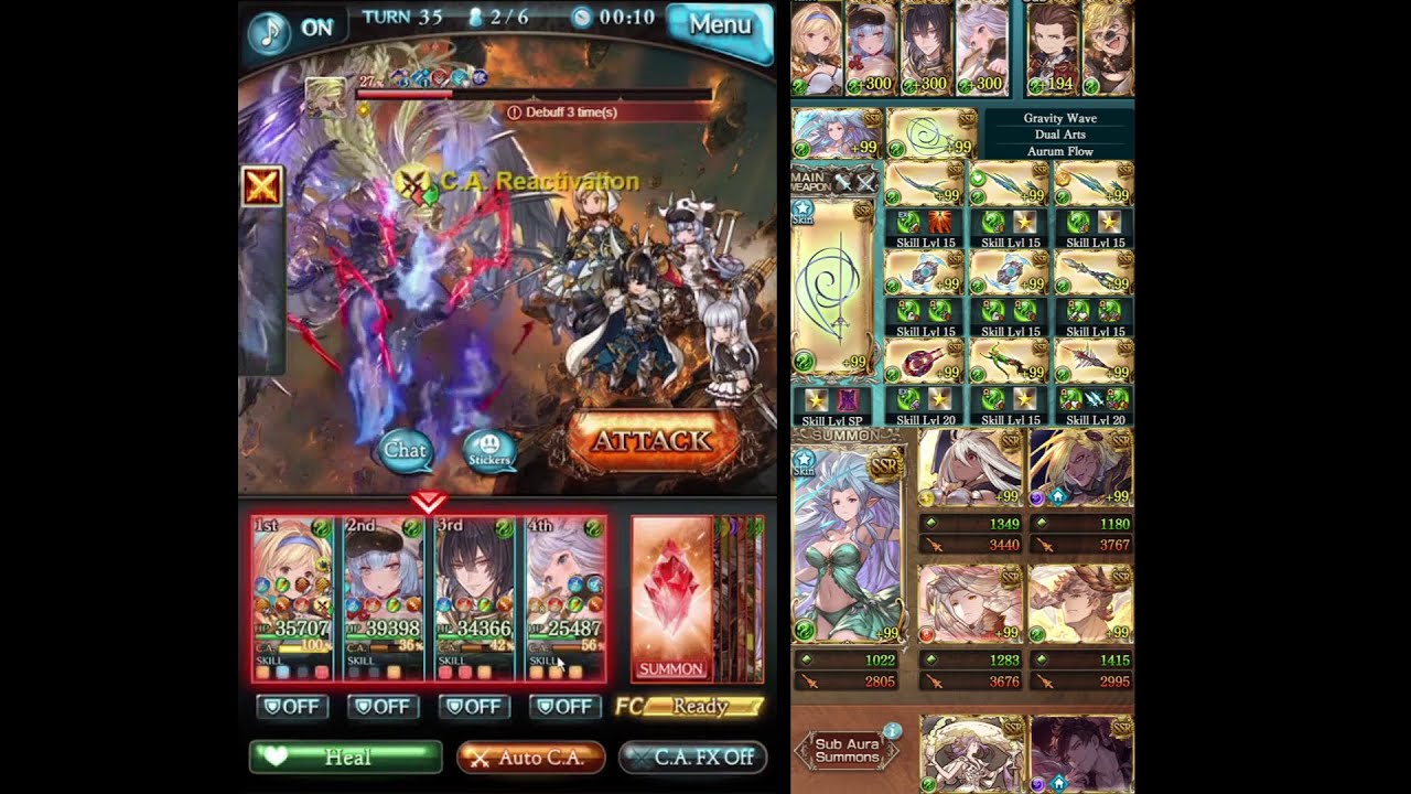 Granblue Fantasy Beelzebub Solo Wind Magna Chrysaor No Refresh グラブル バブhlソロ 純風マグナクリュサオル リロ無し Youtube