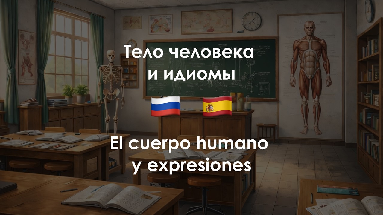 Aprende partes del cuerpo en ruso 💪 | 200+ palabras con pronunciación