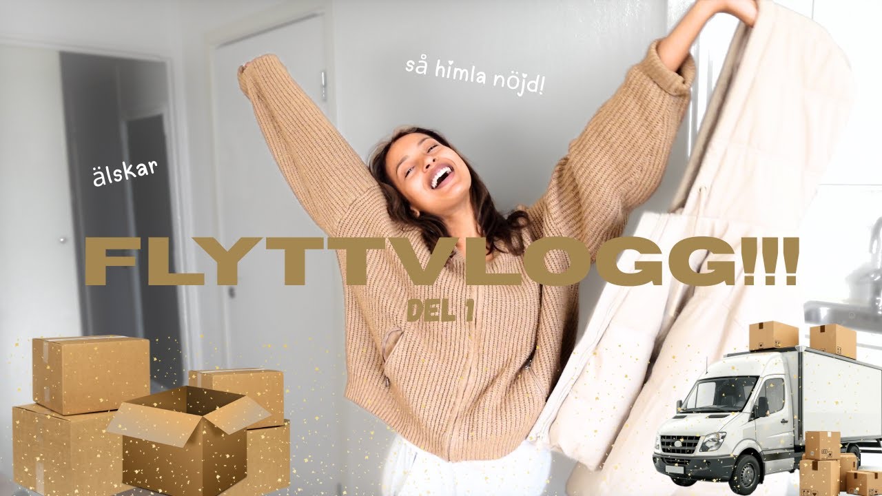 Stockholm FLYTTVLOGG!!! ÄNTLIGEN