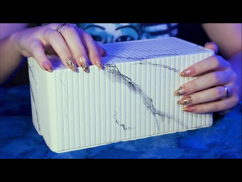 🎧ASMR 7 Textured Box Covers for Gentle Tapping and Scratching / NO TALKING