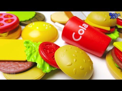 Aprender colores con McDonald's Cheeseburger para niños|Coca-Cola Juguete