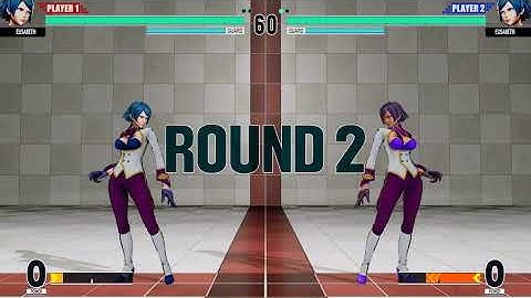 KOF XV | Elisabeth 💥 Elisabeth (mirror match) | KOF XI costume mod | CPU vs CPU AI vs AI