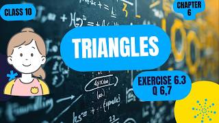 Class 10 Maths Triangles |Exercise 6.3|Question 6,7| Telugu Explanation |Chapter 6