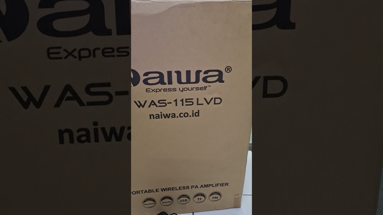 review new speaker portable wireless naiwa aiwa 115 lvd 15 inch