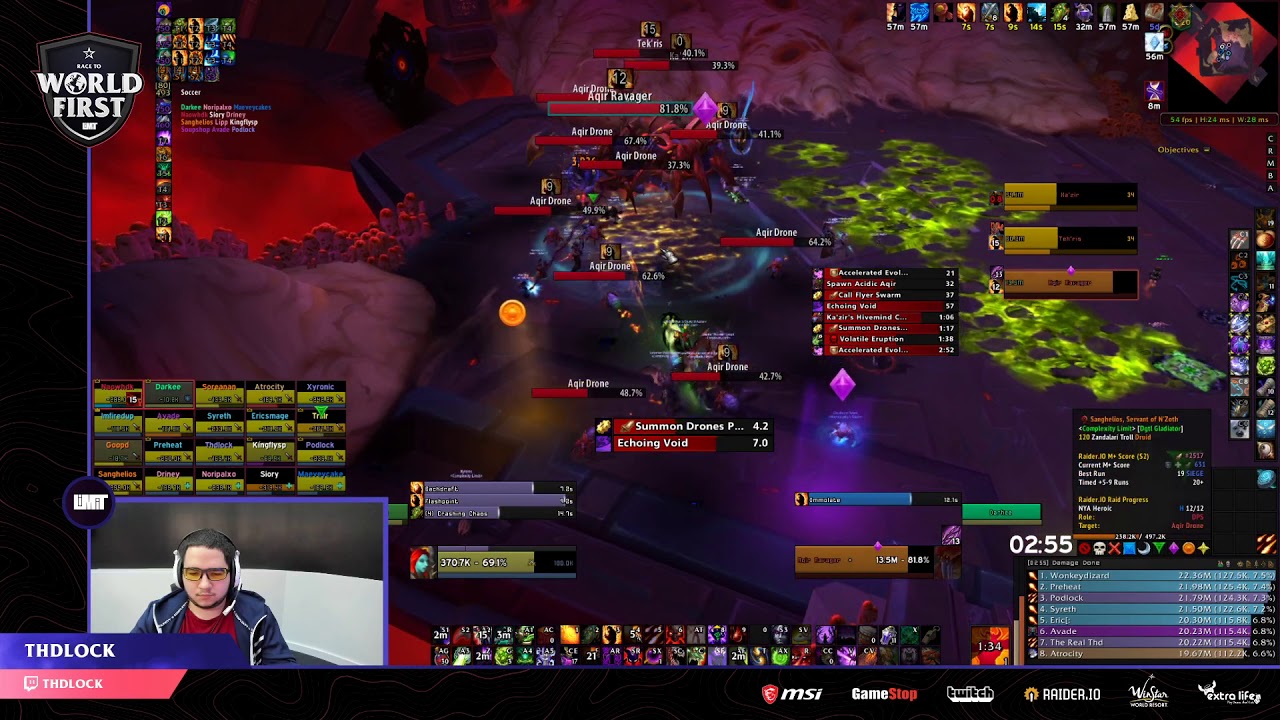 Col-Limit  - Hivemind Mythic (Destro Lock PoV)