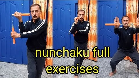 Mix martial arts exercises [nunchaku] for beginners part 1