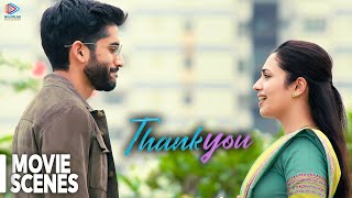 Thank You Movie Scenes | Naga Chaitanya Meets Malavika Nair | Latest Malayalam Dubbed Movie