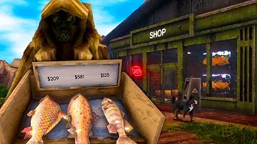Herbouw een dystopische nederzetting, één vis per keer in Fishing Shop Simulator!