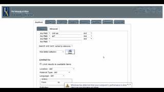 Advanced Keyword Searching in the Library Catalog: Example Two