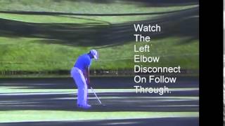 2016 Masters Jordan Spieth Swing Error on 12th Hole Costs Green Jacket Slo Mo HD