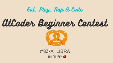 AtCoder Beginner Contest 083 A - Libra in Ruby