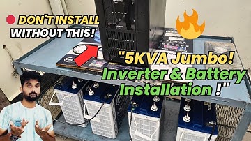 Microtek 5KVA Jumbo Inverter & Battery Installation Guide [FULL TUTORIAL]