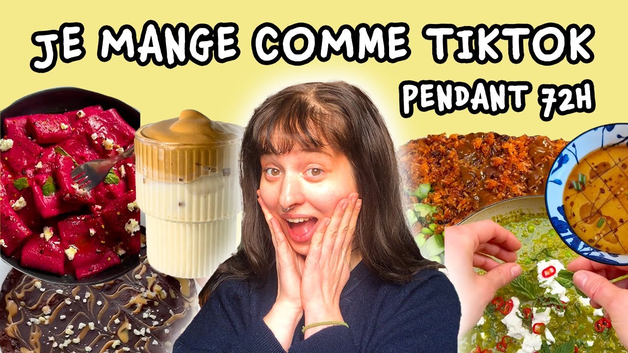 JE TESTE DES RECETTES TIKTOK PENDANT 72H 😱