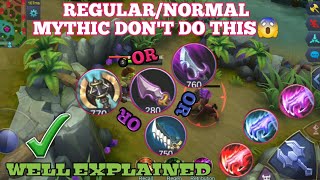 HOW PRO PICK JUNGLE ITEM WHILE REGULAR MYTHIC DON'T | MOBILE LEGENDS screenshot 1