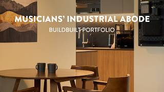 A Modern Industrial Style Abode for a Drummer Couple and their Cat | BuildBuilt Portfolio