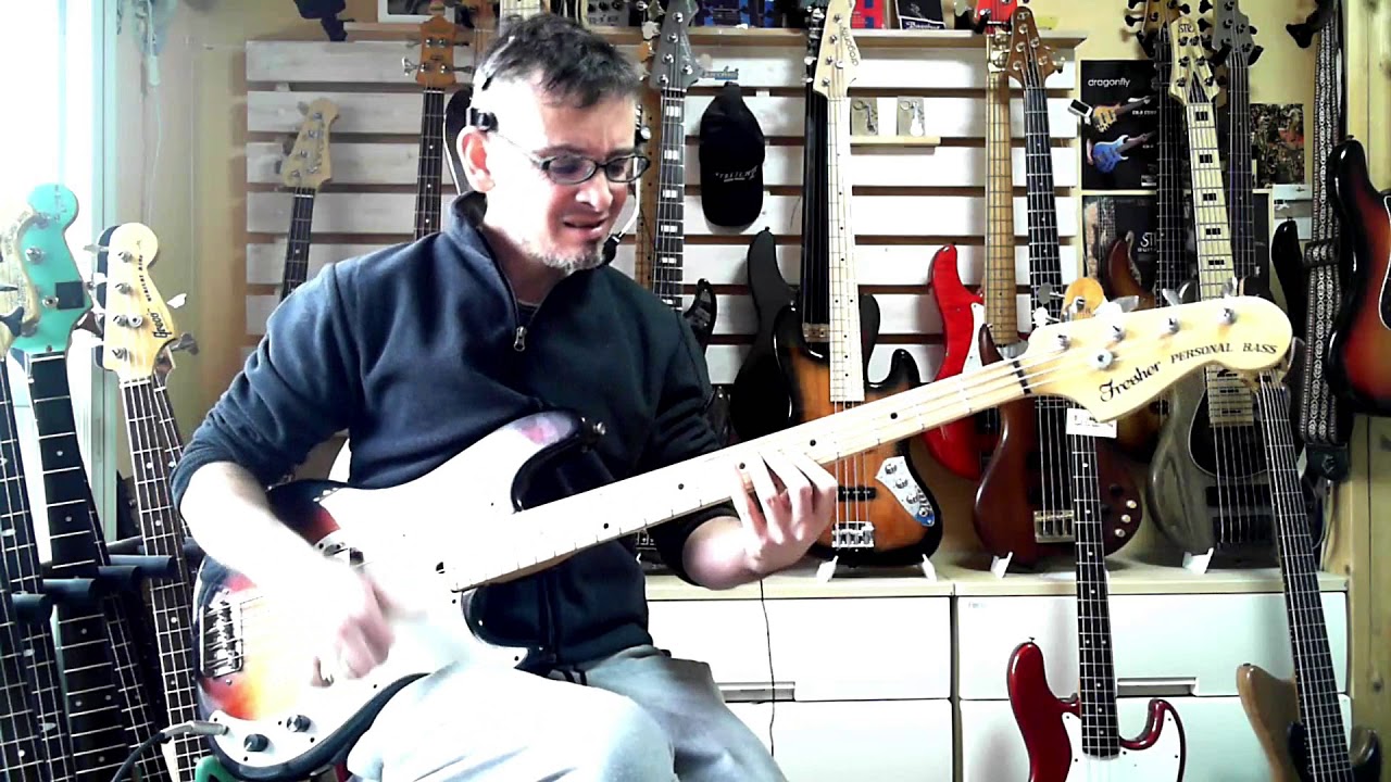 Fresher precision Bass, early 70s. BASS DEMO - YouTube